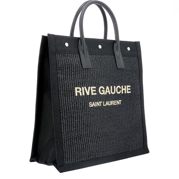 サンローラン Rive Gauche ウーブン トートバッグ偽物 6325392M21E1050